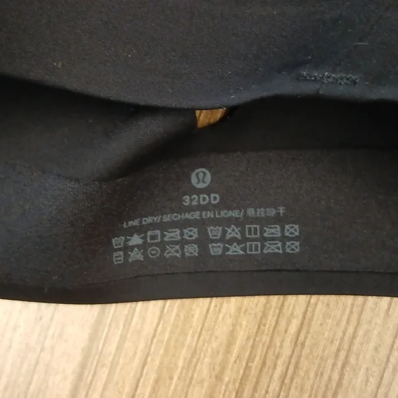 LULULEMON Front Zipper Sports Bea SZ 32DD - Picture 5 of 6
